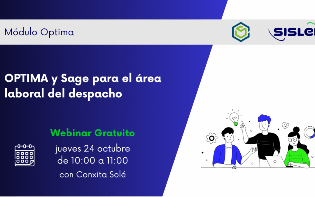Webinar: Optima y Sage para el Área Laboral del Despacho 24 Oct 2023