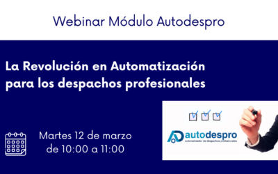 Webinar: Módulo Autodespro 12 Mar 2024