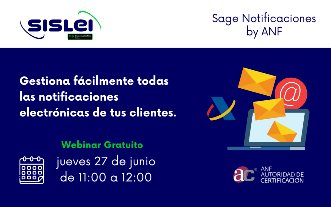 Webinar: ANF Sage Notificaciones 27 Junio