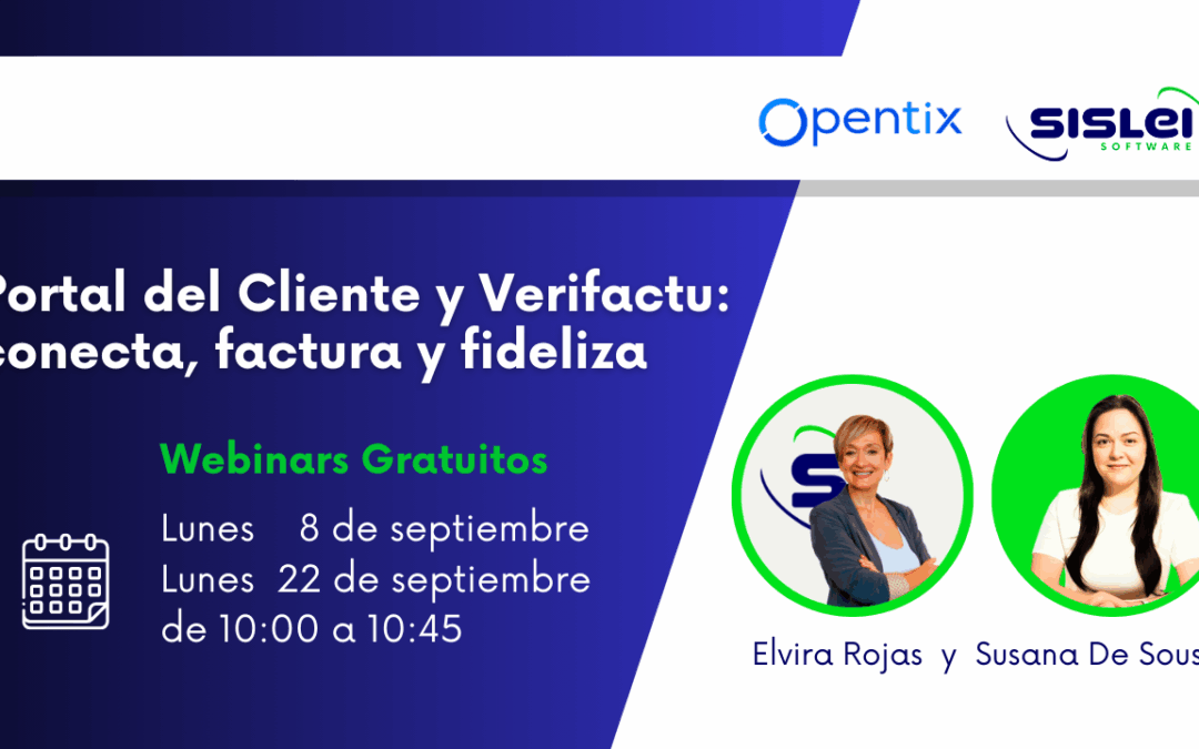 Webinar Portal del Cliente y Verifactu: conecta, factura y fideliza