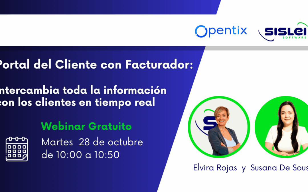 Webinar Portal del Cliente con Facturador: Intercambia la información con los clientes