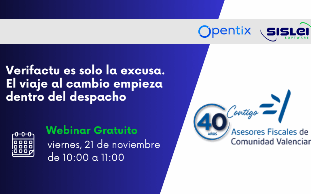 Webinar APAFCV: Verifactu es solo la excusa. El viaje al cambio empieza dentro del despacho