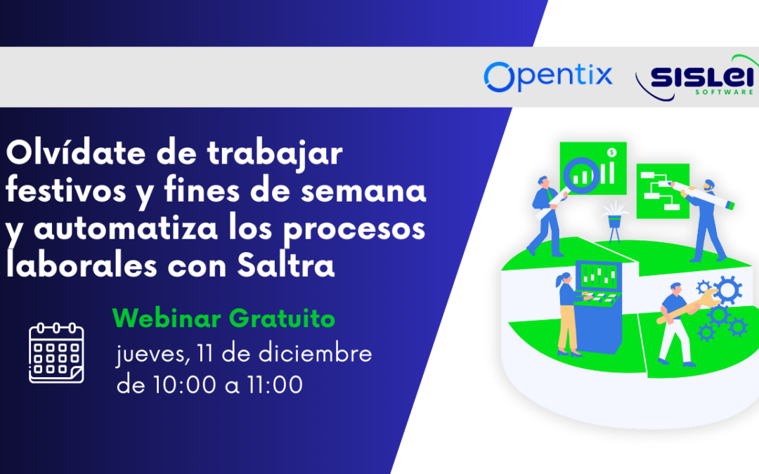 Webinar Saltra: Olvídate de trabajar festivos y fines de semana y automatiza los procesos laborales