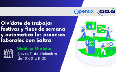 Webinar Saltra: Olvídate de trabajar festivos y fines de semana y automatiza los procesos laborales